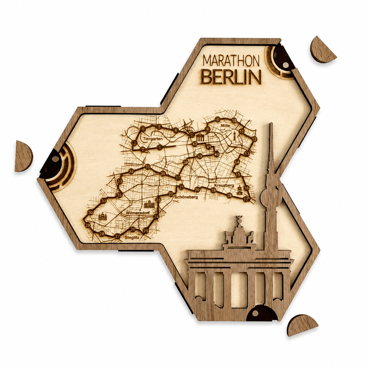 Medaillenhalter Base Berlin-Marathon